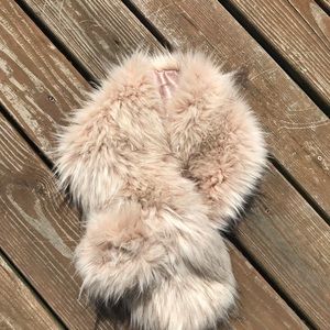 🌟 3 for 25 Altair’s State pink Grey fur shawl